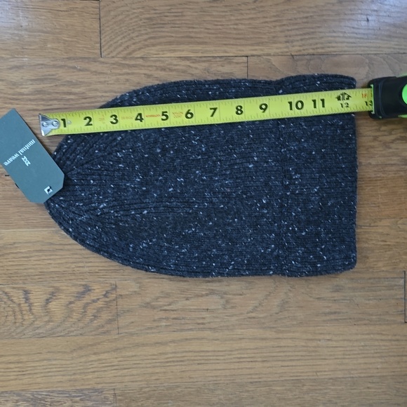 MUTUAL WEAVE BRAND MEN'S BLACK SPECKLED STOCKING CAP HAT SIZE ONE SIZE FITS - Picture 9 of 11